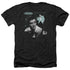 ELVIS PRESLEY/TEAL PORTRAIT - ADULT HEATHER - BLACK