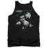 ELVIS PRESLEY/TEAL PORTRAIT - ADULT TANK - BLACK