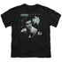 ELVIS PRESLEY/TEAL PORTRAIT - S/S YOUTH 18/1 - BLACK