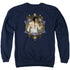 ELVIS PRESLEY/ALOHA FROM HAWAII - ADULT CREWNECK SWEATSHIRT - NAVY