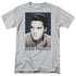 ELVIS PRESLEY/BLUE SPARKLE - S/S ADULT 18/1 - ATHLETIC HEATHER