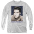 ELVIS PRESLEY/BLUE SPARKLE - YOUTH LONG SLEEVE TEE - ATHLETIC HEATHER