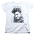 ELVIS PRESLEY/SCRIPT SWEATER - S/S WOMENS TEE - WHITE