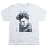 ELVIS PRESLEY/SCRIPT SWEATER - S/S YOUTH 18/1 - WHITE