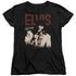 ELVIS PRESLEY/VIVA STAR - S/S WOMENS TEE - BLACK