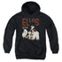 ELVIS PRESLEY/VIVA STAR - YOUTH PULLOVER HOODIE - BLACK
