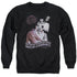 ELVIS PRESLEY/VIOLET VEGAS - ADULT CREWNECK SWEATSHIRT - BLACK
