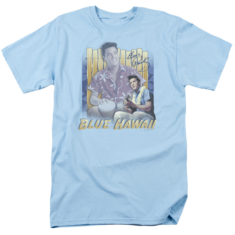 ELVIS PRESLEY/BLUE HAWAII - S/S ADULT 18/1 - CAROLINA BLUE