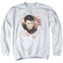 ELVIS PRESLEY/LOVE ME TENDER - ADULT CREWNECK SWEATSHIRT - WHITE