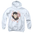 ELVIS PRESLEY/LOVE ME TENDER - YOUTH PULLOVER HOODIE - WHITE