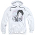 ELVIS PRESLEY/LONESOME TONIGHT - ADULT PULLOVER HOODIE - WHITE