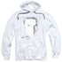 ELVIS PRESLEY/BLUE EYES - ADULT PULLOVER HOODIE - WHITE