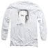 ELVIS PRESLEY/BLUE EYES - L/S ADULT 18/1 - WHITE