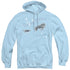ELVIS PRESLEY/TENDER EYES - ADULT PULLOVER HOODIE - LIGHT BLUE