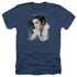 ELVIS PRESLEY/BLUE PROFILE - ADULT HEATHER - NAVY