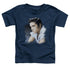 ELVIS PRESLEY/BLUE PROFILE - S/S TODDLER TEE - NAVY