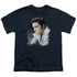 ELVIS PRESLEY/BLUE PROFILE - S/S YOUTH 18/1 - NAVY
