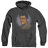 ELVIS PRESLEY/STARLITE - ADULT HEATHER HOODIE - BLACK
