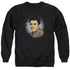 ELVIS PRESLEY/STARLITE - ADULT CREWNECK SWEATSHIRT - BLACK