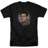 ELVIS PRESLEY/STARLITE - S/S ADULT 18/1 - BLACK