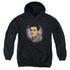 ELVIS PRESLEY/STARLITE - YOUTH PULLOVER HOODIE - BLACK