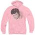 ELVIS PRESLEY/LOOKING DOWN - ADULT PULLOVER HOODIE - PINK
