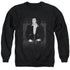 ELVIS PRESLEY/JUST COOL - ADULT CREWNECK SWEATSHIRT - BLACK