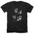 ELVIS PRESLEY/FACES - ADULT HEATHER - BLACK