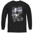 ELVIS PRESLEY/MOTORCYCLE - YOUTH LONG SLEEVE TEE - BLACK