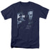 ELVIS PRESLEY/REVERENT - S/S ADULT 18/1 - NAVY