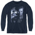 ELVIS PRESLEY/REVERENT - YOUTH LONG SLEEVE TEE - NAVY