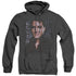ELVIS PRESLEY/TOUGH - ADULT HEATHER HOODIE - BLACK