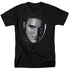 ELVIS PRESLEY/BIG FACE - S/S ADULT 18/1 - BLACK