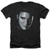 ELVIS PRESLEY/BIG FACE - ADULT HEATHER - BLACK