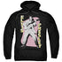 ELVIS PRESLEY/PINK ROCK - ADULT PULLOVER HOODIE - BLACK