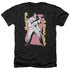 ELVIS PRESLEY/PINK ROCK - ADULT HEATHER - BLACK
