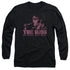 ELVIS PRESLEY/THE KING - L/S ADULT 18/1 - BLACK