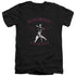 ELVIS PRESLEY/VIVA LAS VEGAS STAR - S/S ADULT V-NECK 30/1 - BLACK