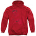 ELVIS PRESLEY/ON THE RANGE - ADULT PULLOVER HOODIE - RED
