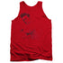 ELVIS PRESLEY/ON THE RANGE - ADULT TANK - RED