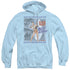 ELVIS PRESLEY/BLUE HAWAII POSTER - ADULT PULLOVER HOODIE - LIGHT BLUE