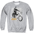 ELVIS PRESLEY/ROUSTABOUT POSTER - ADULT CREWNECK SWEATSHIRT - ATHLETIC HEATHER