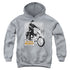 ELVIS PRESLEY/ROUSTABOUT POSTER - YOUTH PULLOVER HOODIE - ATHLETIC HEATHER