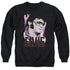 ELVIS PRESLEY/70&#39;S STAR - ADULT CREWNECK SWEATSHIRT - BLACK