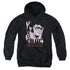 ELVIS PRESLEY/70S STAR - YOUTH PULLOVER HOODIE - BLACK