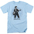 ELVIS PRESLEY/45 RPM - S/S ADULT 18/1 - LIGHT BLUE