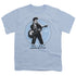 ELVIS PRESLEY/45 RPM - S/S YOUTH 18/1 - LIGHT BLUE