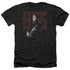 ELVIS PRESLEY/RED GUITARMAN - ADULT HEATHER - BLACK