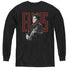 ELVIS PRESLEY/RED GUITARMAN - YOUTH LONG SLEEVE TEE - BLACK