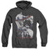 ELVIS PRESLEY/INTERNATIONAL HOTEL - ADULT HEATHER HOODIE - BLACK